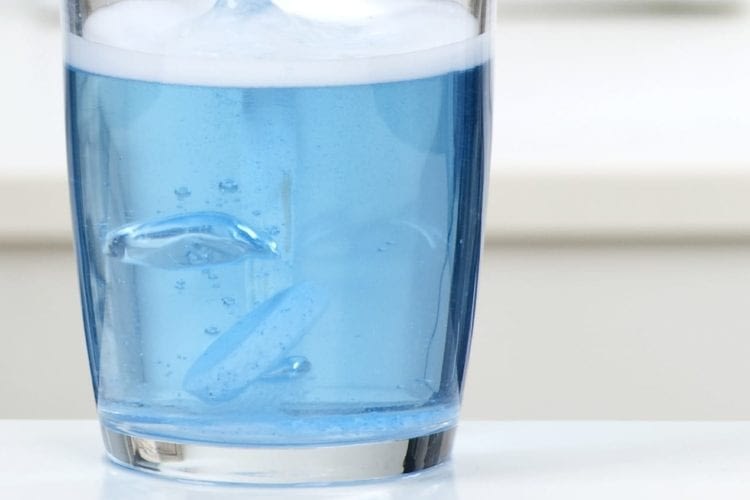 Night Guard Cleaner Tablet in Glass